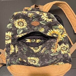 O'Neill Sunflower Black and Tan Backpack